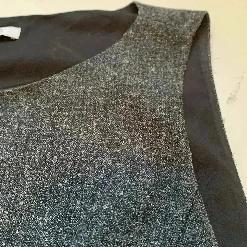 DKNY Classic Grey Jumper, Fully Lined, 13” Hidden Side Zipper, Wrinkle Free